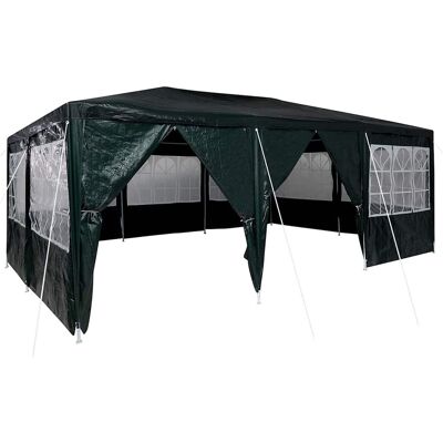 vidaXL Tente de fête Vert 600 x 400 x 266 cm Polyéthylène vidaXL Tente de fête Vert 600 x 400 x 266 cm Polyéthylène