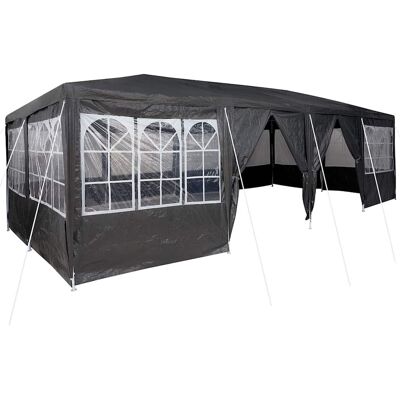 vidaXL Tente de fête Anthracite 800 x 400 x 266 cm Polyéthylène vidaXL Tente de fête Anthracite 800 x 400 x 266 cm Polyéthylène