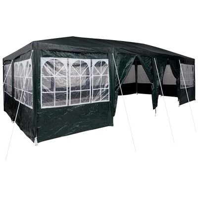 vidaXL Tente de fête Vert 800 x 400 x 266 cm Polyéthylène vidaXL Tente de fête Vert 800 x 400 x 266 cm Polyéthylène