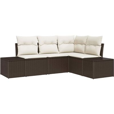 vidaXL Ensemble de Canapés de Jardin - Mobilier de Terrasse Moderne vidaXL Ensemble de Canapés de Jardin - Mobilier de Terrasse Moderne