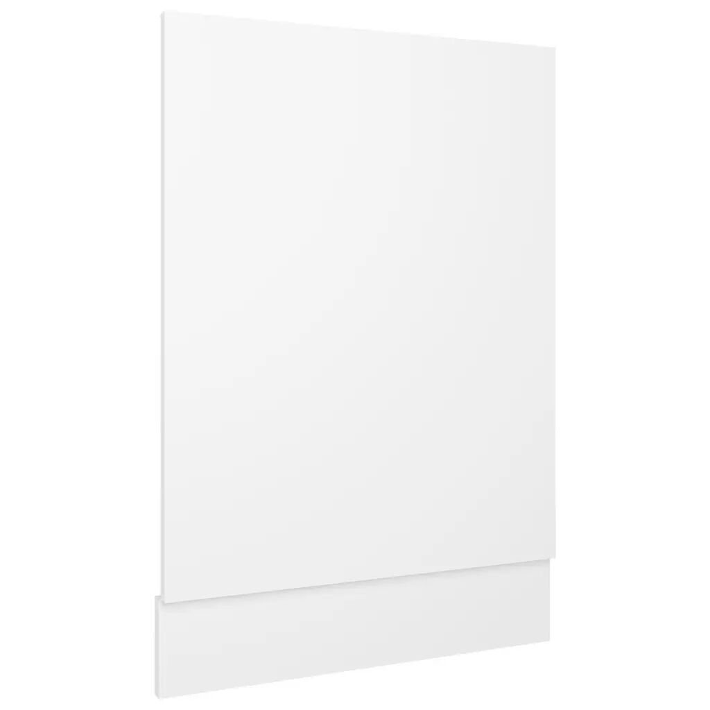 vidaXL Panneau de lave-vaisselle Blanc 45x3x67 cm Aggloméré