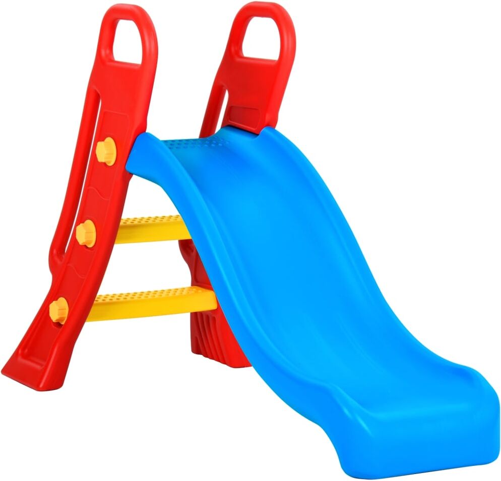 vidaXL Toboggan pliable pour enfants 135 cm Multicolore