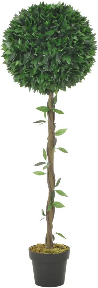 vidaXL Plante artificielle Laurier avec pot Vert 130 cm