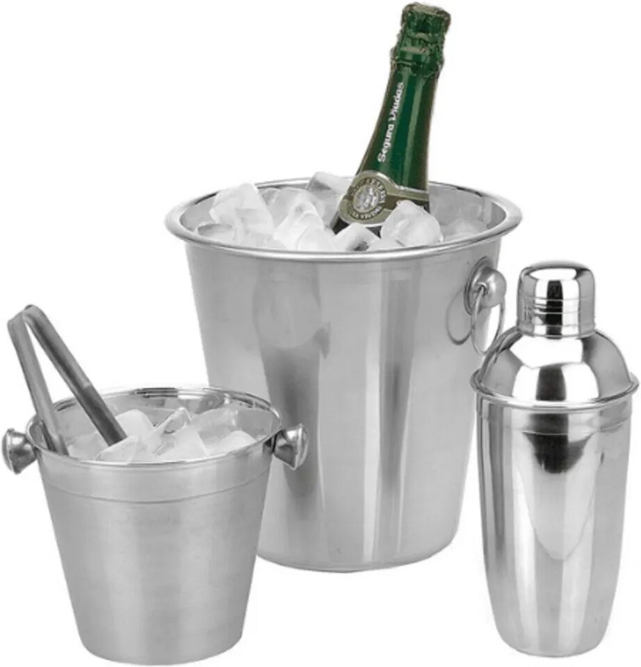 Excellent Houseware Ensemble de bar 4 pcs Acier inoxydable