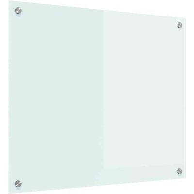 vidaXL Crédence de cuisine Lait 70 x 60 cm verre trempé vidaXL Crédence de cuisine Lait 70 x 60 cm verre trempé