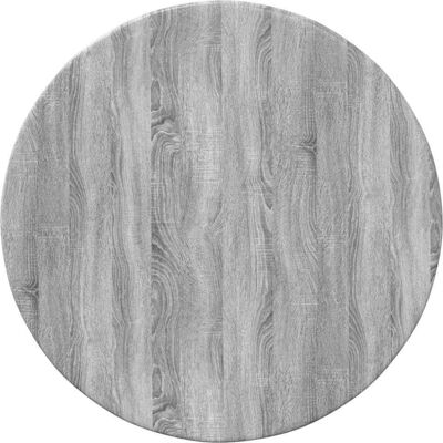 vidaXL Plateau de table Sonoma gris Ø 40 x 1,5 cm Bois d'ingénierie vidaXL Plateau de table Sonoma gris Ø 40 x 1,5 cm Bois d'ingénierie