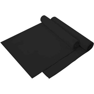 vidaXL Serviettes de sport 2 pcs Noir 140 x 70 cm vidaXL Serviettes de sport 2 pcs Noir 140 x 70 cm