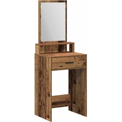 vidaXL Miroir mural en bois recyclé - Style rustique 50x41x140 cm vidaXL Miroir mural en bois recyclé - Style rustique 50x41x140 cm