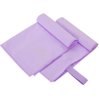 vidaXL Serviettes de sport 2 pc Violet 50 x 30 cm vidaXL Serviettes de sport 2 pc Violet 50 x 30 cm