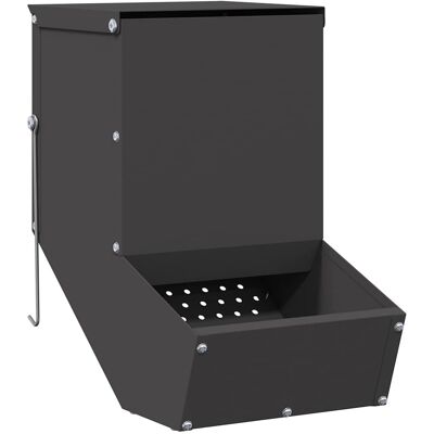 vidaXL Distributeur pour lapins Noir 17,5 x 26 x 28,5 cm vidaXL Distributeur pour lapins Noir 17,5 x 26 x 28,5 cm