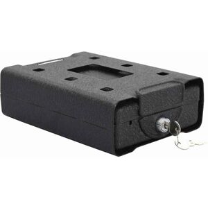 vidaXL Coffre de voiture avec verrouillage Noir 22 x 16 x 7 cm Acier vidaXL Coffre de voiture avec verrouillage Noir 22 x 16 x 7 cm Acier