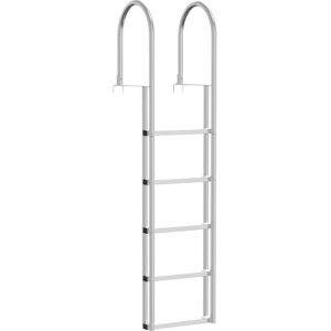 vidaXL Échelle de dock à 5 étapes Argent 45 ×11,5 ×190 cm Aluminium vidaXL Échelle de dock à 5 étapes Argent 45 ×11,5 ×190 cm Aluminium
