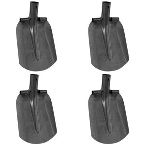 vidaXL Tête de pelle 4 pcs Argent 33 x 21 cm Acier enduit de poudre vidaXL Tête de pelle 4 pcs Argent 33 x 21 cm Acier enduit de poudre