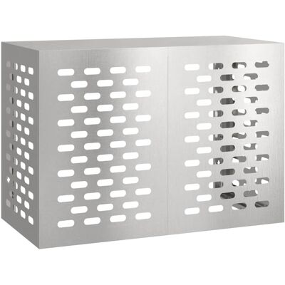 vidaXL - 100x50x70 cm - Acier inoxydable - Cache climatisation vidaXL - 100x50x70 cm - Acier inoxydable - Cache climatisation