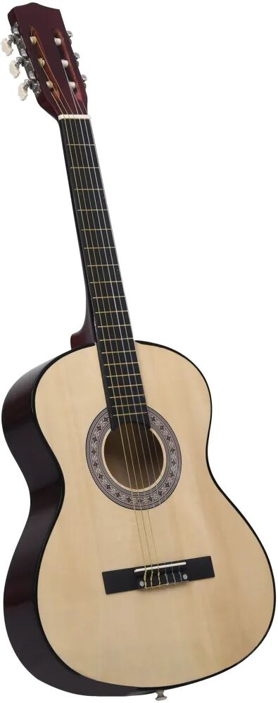 vidaXL Guitare classique pour débutants 4/4 39" Tilleul