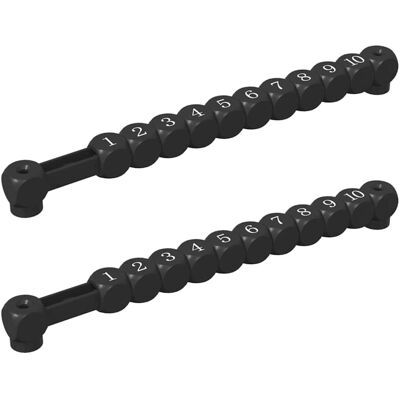 vidaXL Pions de table de football 2 pc Noir 30 x 2,2 x 2,9 cm HIPS vidaXL Pions de table de football 2 pc Noir 30 x 2,2 x 2,9 cm HIPS