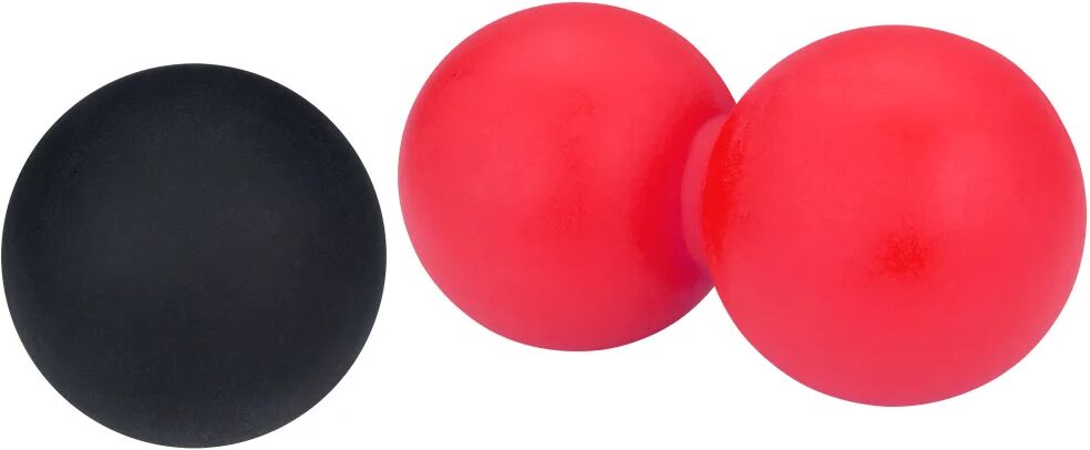 Avento Ensemble de ballon de massage/crosse Rose et noir