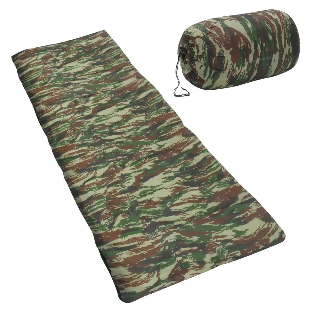 vidaXL Sac de couchage enveloppe pour enfants Camouflage 670 g 15°C