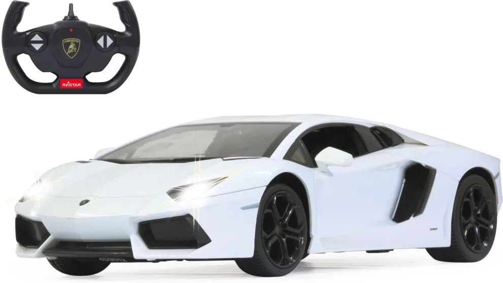 JAMARA Voiture télécommandée Lamborghini Aventador 1:14 Blanc