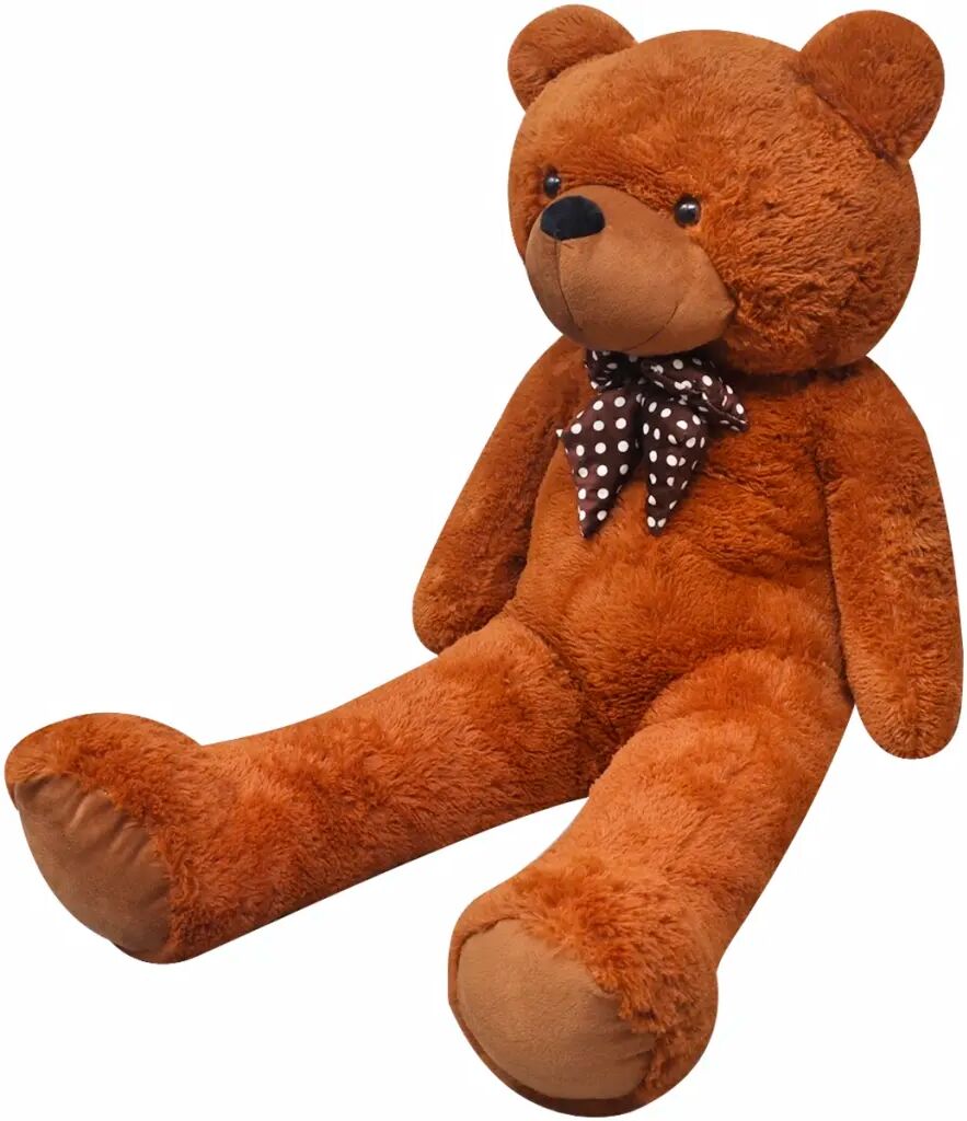 vidaXL Ours en peluche Marron 170 cm