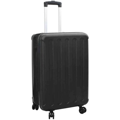 vidaXL Valise avec verrouillage Noir 34 x 23 x 55.5 cm Plastic ABS vidaXL Valise avec verrouillage Noir 34 x 23 x 55.5 cm Plastic ABS