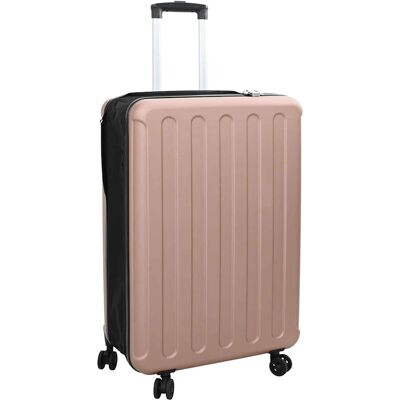 vidaXL Valise avec verrouillage doré rose 50 x 30 x 76 cm Plastic ABS vidaXL Valise avec verrouillage doré rose 50 x 30 x 76 cm Plastic ABS