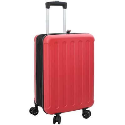 vidaXL Valise avec verrouillage Rouge 43 x 27 x 66 cm Plastic ABS vidaXL Valise avec verrouillage Rouge 43 x 27 x 66 cm Plastic ABS