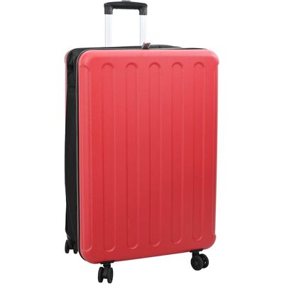 vidaXL Valise avec verrouillage Rouge 50 x 30 x 76 cm Plastic ABS vidaXL Valise avec verrouillage Rouge 50 x 30 x 76 cm Plastic ABS