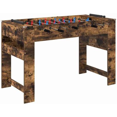 vidaXL Table de Foosball Chêne Fumé 125 x 60,5 x 80 cm vidaXL Table de Foosball Chêne Fumé 125 x 60,5 x 80 cm