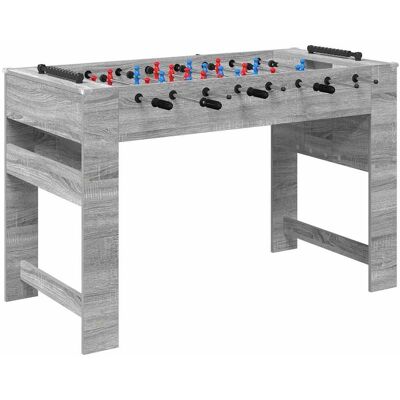 vidaXL Table de Foosball Gris Sonoma 125 x 60,5 x 80 cm vidaXL Table de Foosball Gris Sonoma 125 x 60,5 x 80 cm