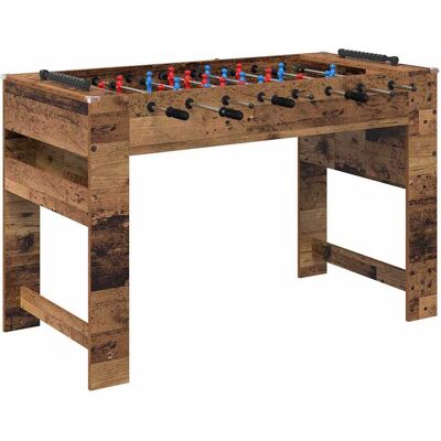 vidaXL Table de Foosball Bois ancien 125 x 60,5 x 80 cm vidaXL Table de Foosball Bois ancien 125 x 60,5 x 80 cm