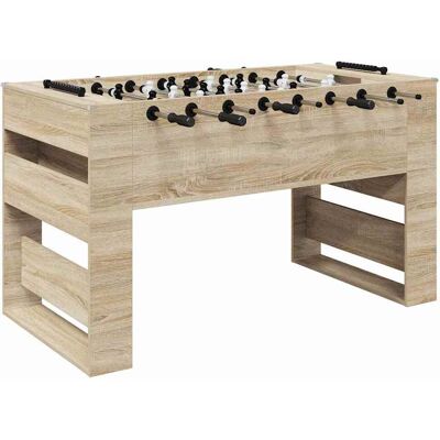 vidaXL Table de Foosball Chêne Sonoma 146,5 x 74 x 85 cm vidaXL Table de Foosball Chêne Sonoma 146,5 x 74 x 85 cm