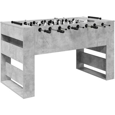 vidaXL Table de Foosball Gris Béton 146,5 x 74 x 85 cm vidaXL Table de Foosball Gris Béton 146,5 x 74 x 85 cm