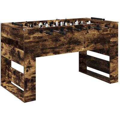 vidaXL Table de Foosball Chêne Fumé 146,5 x 74 x 85 cm vidaXL Table de Foosball Chêne Fumé 146,5 x 74 x 85 cm