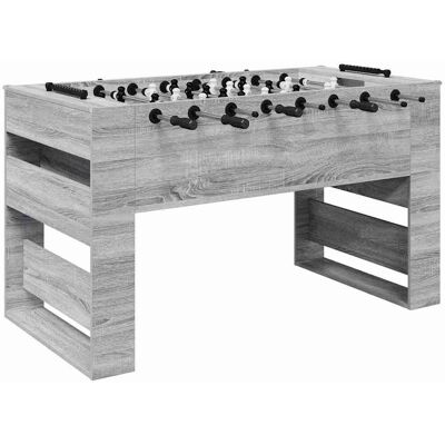 vidaXL Table de Foosball Gris Sonoma 146,5 x 74 x 85 cm vidaXL Table de Foosball Gris Sonoma 146,5 x 74 x 85 cm