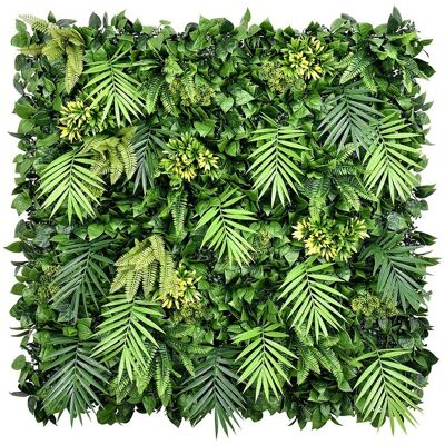 Vente-unique Mur végétal synthétique vert - pack de 1 m² - LUOCHUN Vente-unique Mur végétal synthétique vert - pack de 1 m² - LUOCHUN
