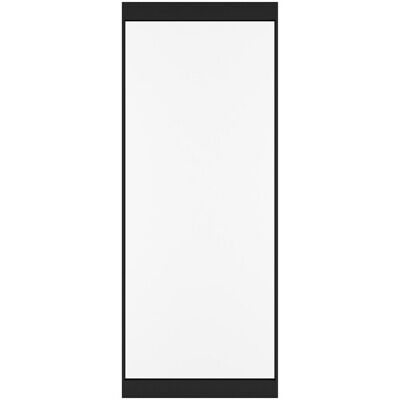 Vente-unique Porte coulissante avec rail invisible - aluminium et verre trempé dépoli - 93 x 210 cm - TORIPA Vente-unique Porte coulissante avec rail invisible - aluminium et verre trempé dépoli - 93 x 210 cm - TORIPA
