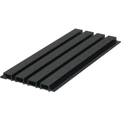 Vente-unique Lames de bardage en bois composite - Pack de 5,12 m² - gris anthracite - CORNIO Vente-unique Lames de bardage en bois composite - Pack de 5,12 m² - gris anthracite - CORNIO