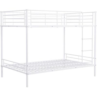 Vente-unique Lits superposés - 2 x 120 x 190 cm - Blanc - DUOTIS II Vente-unique Lits superposés - 2 x 120 x 190 cm - Blanc - DUOTIS II