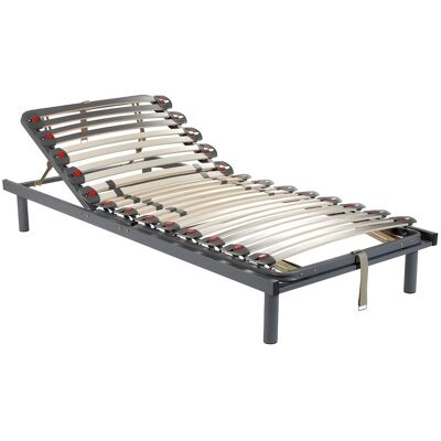 Vente-unique Sommier de relaxation lattes 3 plans de couchage - 70 x 190 cm - RUOTI de YSMÉE Vente-unique Sommier de relaxation lattes 3 plans de couchage - 70 x 190 cm - RUOTI de YSMÉE