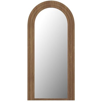 Vente-unique Grand miroir arche en bois d'hévéa - L. 70 x H. 150 cm - Naturel - ANSHUN Vente-unique Grand miroir arche en bois d'hévéa - L. 70 x H. 150 cm - Naturel - ANSHUN