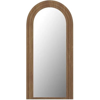 Vente-unique Grand miroir arche en bois d'hévéa - L. 70 x H. 150 cm - Naturel - ANSHUN Vente-unique Grand miroir arche en bois d'hévéa - L. 70 x H. 150 cm - Naturel - ANSHUN
