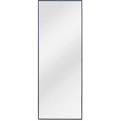 Vente-unique Grand miroir rectangle en aluminium L. 70 x H. 200 cm - Noir - MYRA Vente-unique Grand miroir rectangle en aluminium L. 70 x H. 200 cm - Noir - MYRA