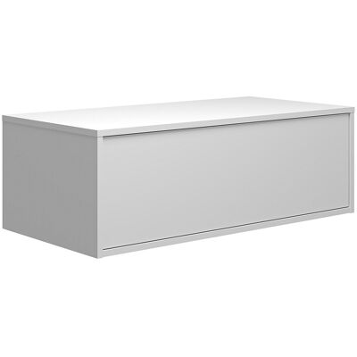 Vente-unique Meuble sous vasque suspendu - Coloris blanc - 94 cm - TEANA II Vente-unique Meuble sous vasque suspendu - Coloris blanc - 94 cm - TEANA II