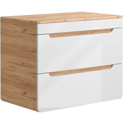 Vente-unique Meuble de salle de bain suspendu Aruba - 80cm Vente-unique Meuble de salle de bain suspendu Aruba - 80cm