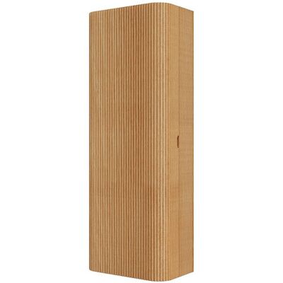 Vente-unique Colonne de salle de bain suspendue en bois massif - Naturel clair - H110 cm - BULMAS Vente-unique Colonne de salle de bain suspendue en bois massif - Naturel clair - H110 cm - BULMAS