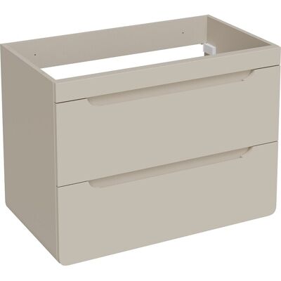 Vente-unique Meuble sous vasque suspendu coloris beige – 80 cm – ARUBA Vente-unique Meuble sous vasque suspendu coloris beige – 80 cm – ARUBA