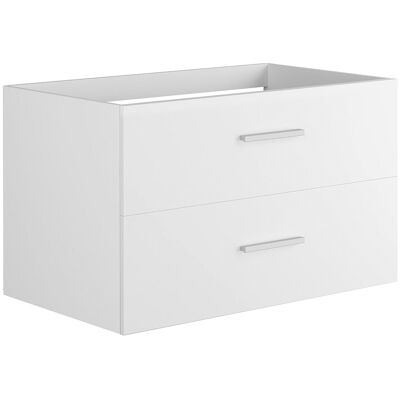 Vente-unique Meuble sous vasque suspendu - Coloris blanc - 80 cm - KAYLA Vente-unique Meuble sous vasque suspendu - Coloris blanc - 80 cm - KAYLA