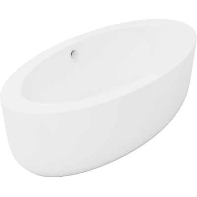 MARMATI Baignoire îlot ovale - 251 L - 185x90x58cm MARMATI Baignoire îlot ovale - 251 L - 185x90x58cm