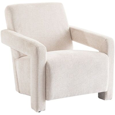Fauteuil Beige Isparta Vente-unique - Mobilier Fauteuil Beige Isparta Vente-unique - Mobilier